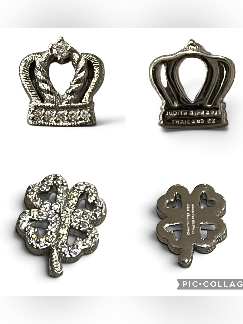 Judith Ripka Little Floating Charms Sterling Silver CZ Pick your design!